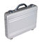Lockable Silver Aluminum Attache Case Fabric Lining 410 X 300 X 88mm