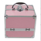 Light Weight Aluminum Cosmetic Cases, Red Lining Small Aluminum Cosmetic Vanity Case